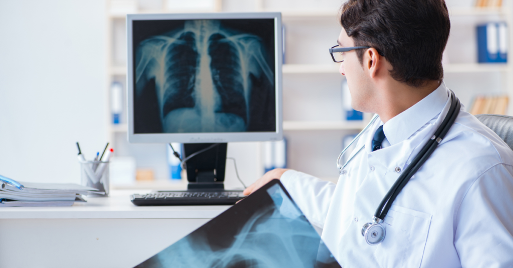 doctor api diagnostic tool, doctor looking at screen