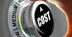 how much is medical certificate in philippines, a hand adjusting a low to high cost button